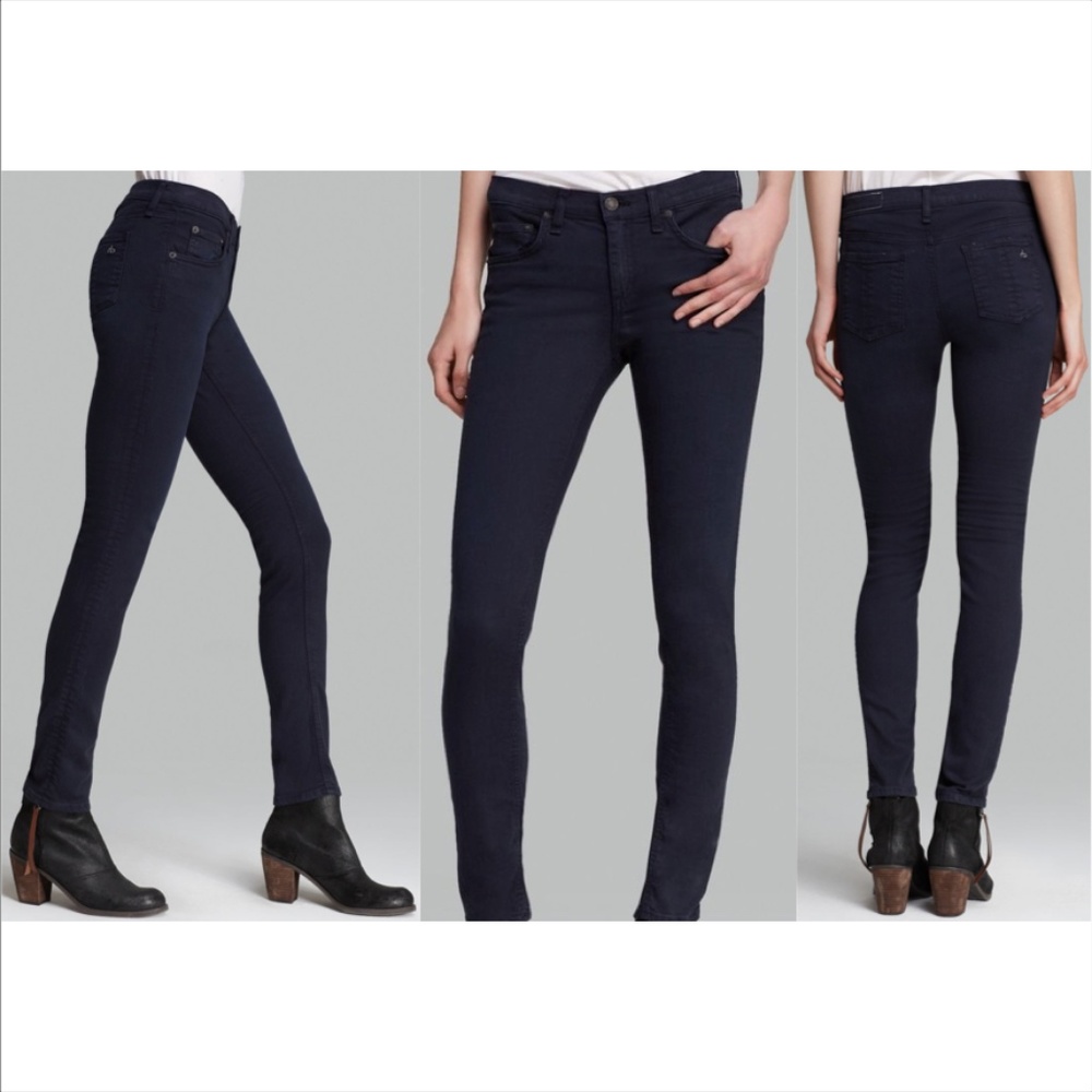 New Rag & Bone distressed contouring skinny jeans